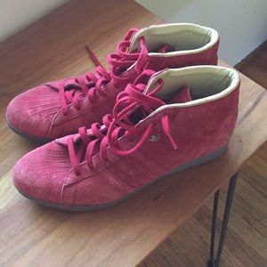 Suede Adidas sneakers